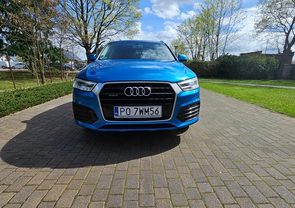 Audi Q3 cena 79950 przebieg: 125167, rok produkcji 2015 z Poznań małe 497